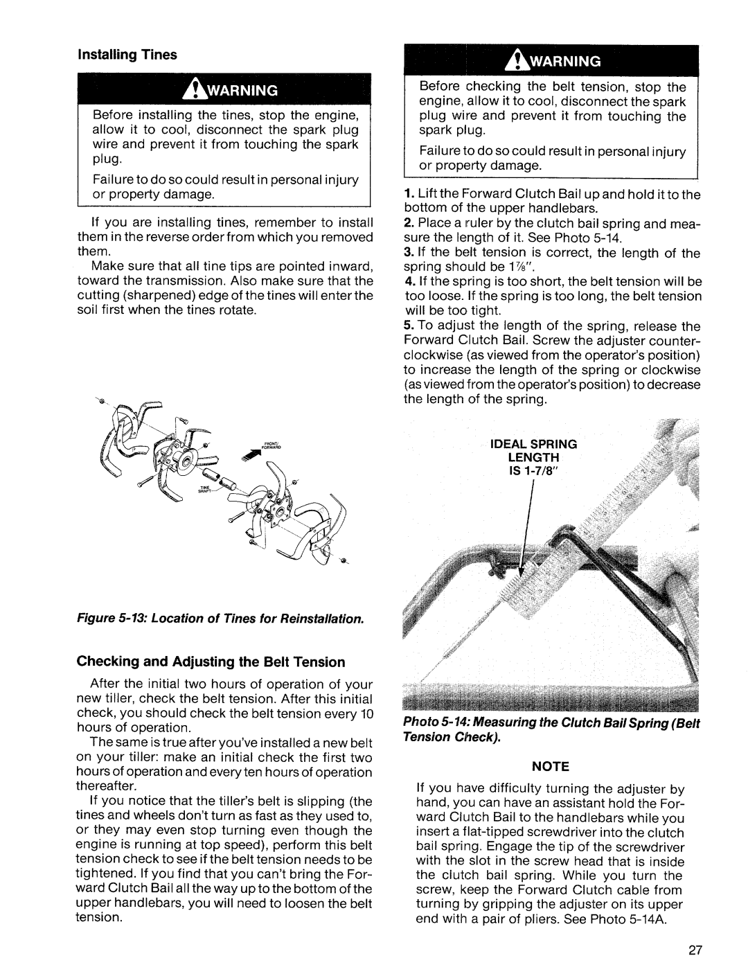 Bolens 12060, 12065 manual 