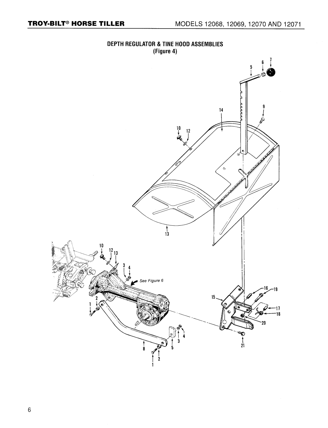 Bolens 12071, 12089C, 12069, 12068, 12070 manual 