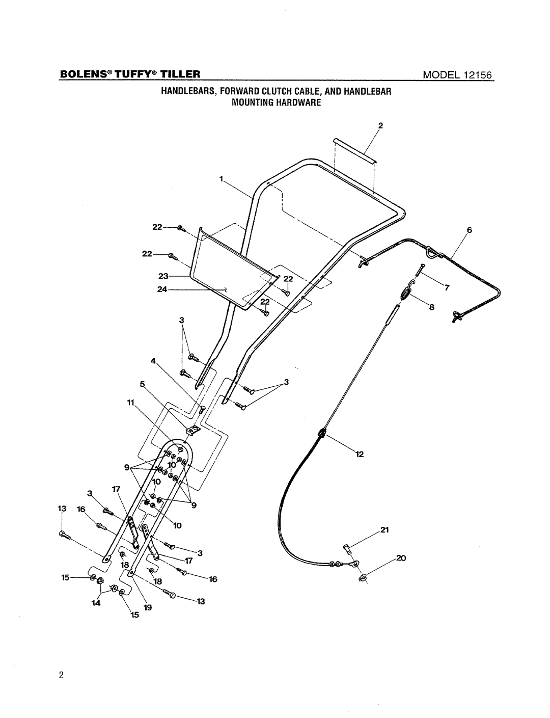 Bolens 12156 manual 