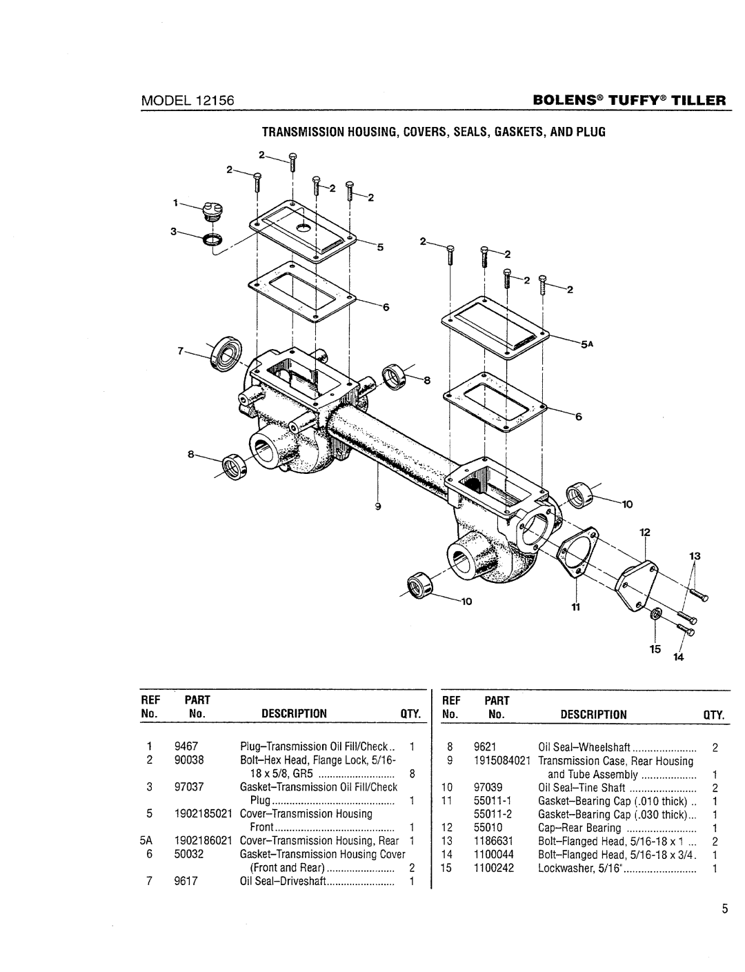 Bolens 12156 manual 