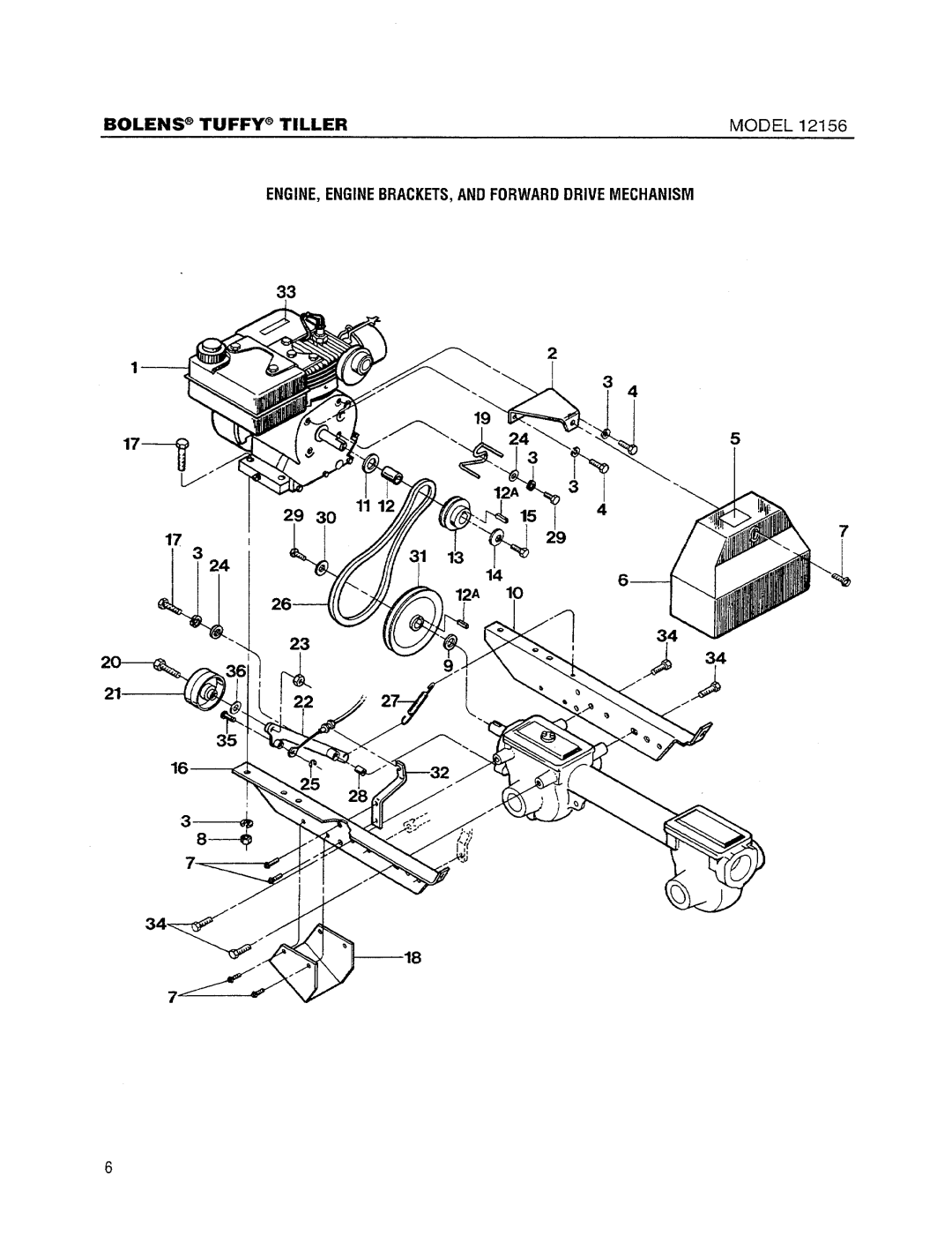 Bolens 12156 manual 