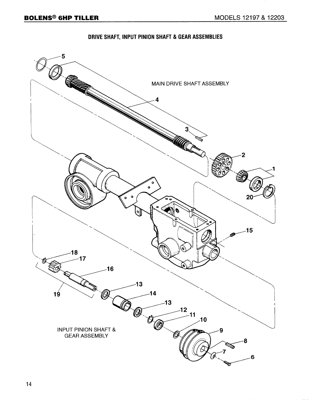 Bolens 12203 manual 