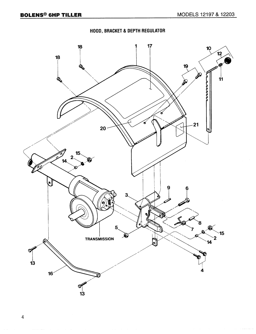 Bolens 12203 manual 