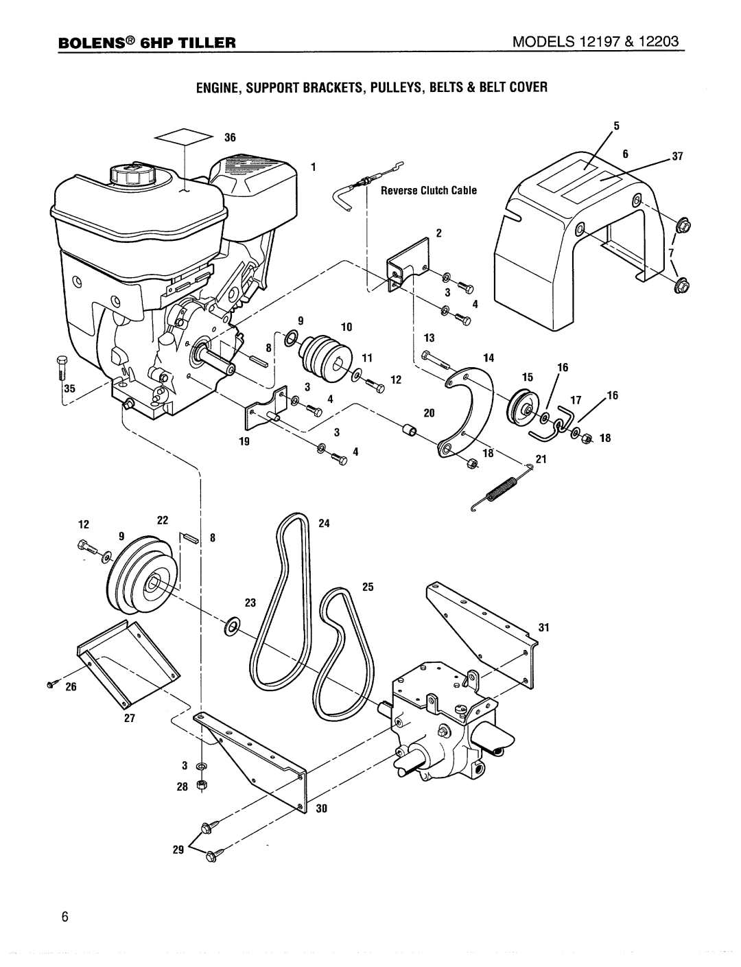 Bolens 12203 manual 