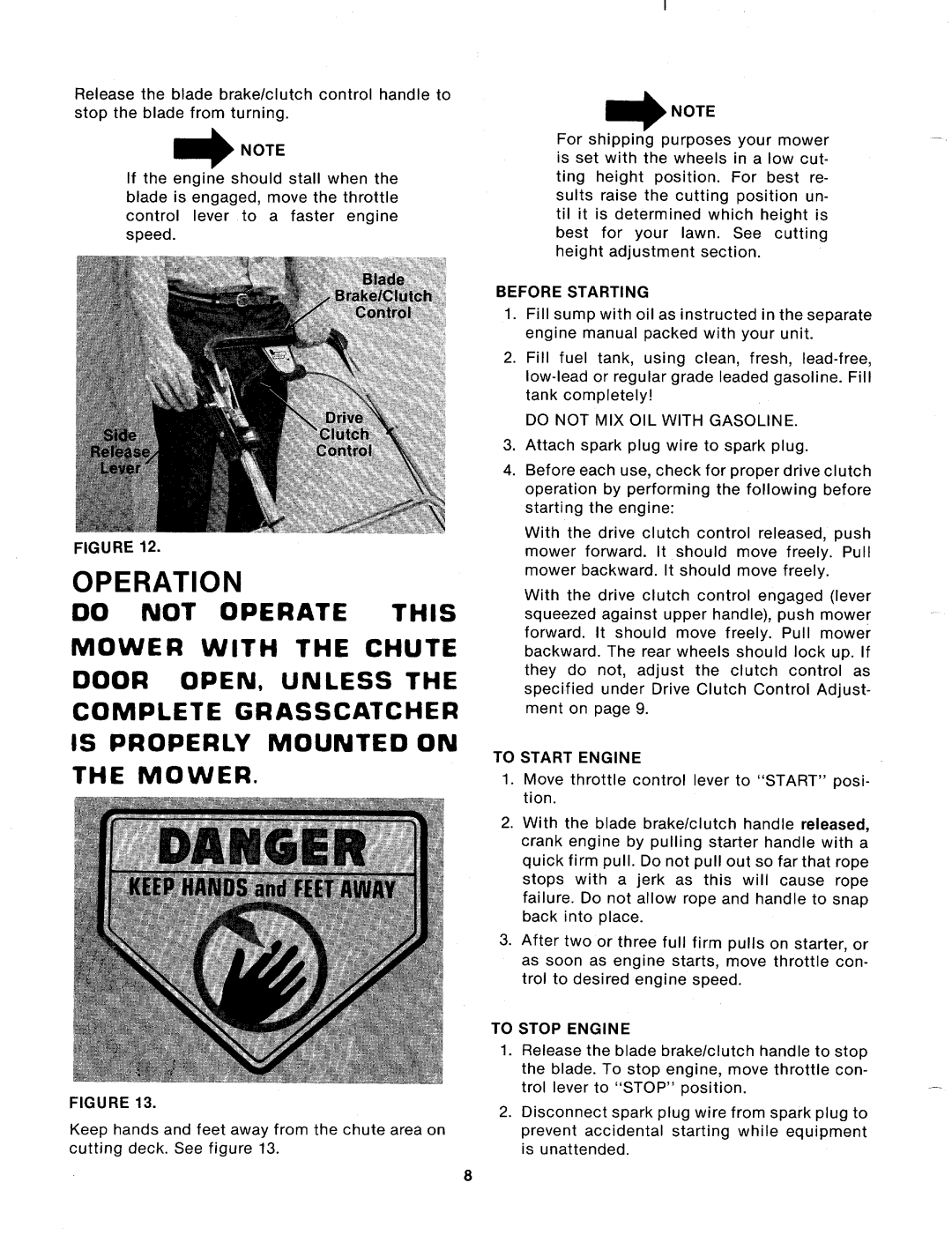 Bolens 123-294A manual 