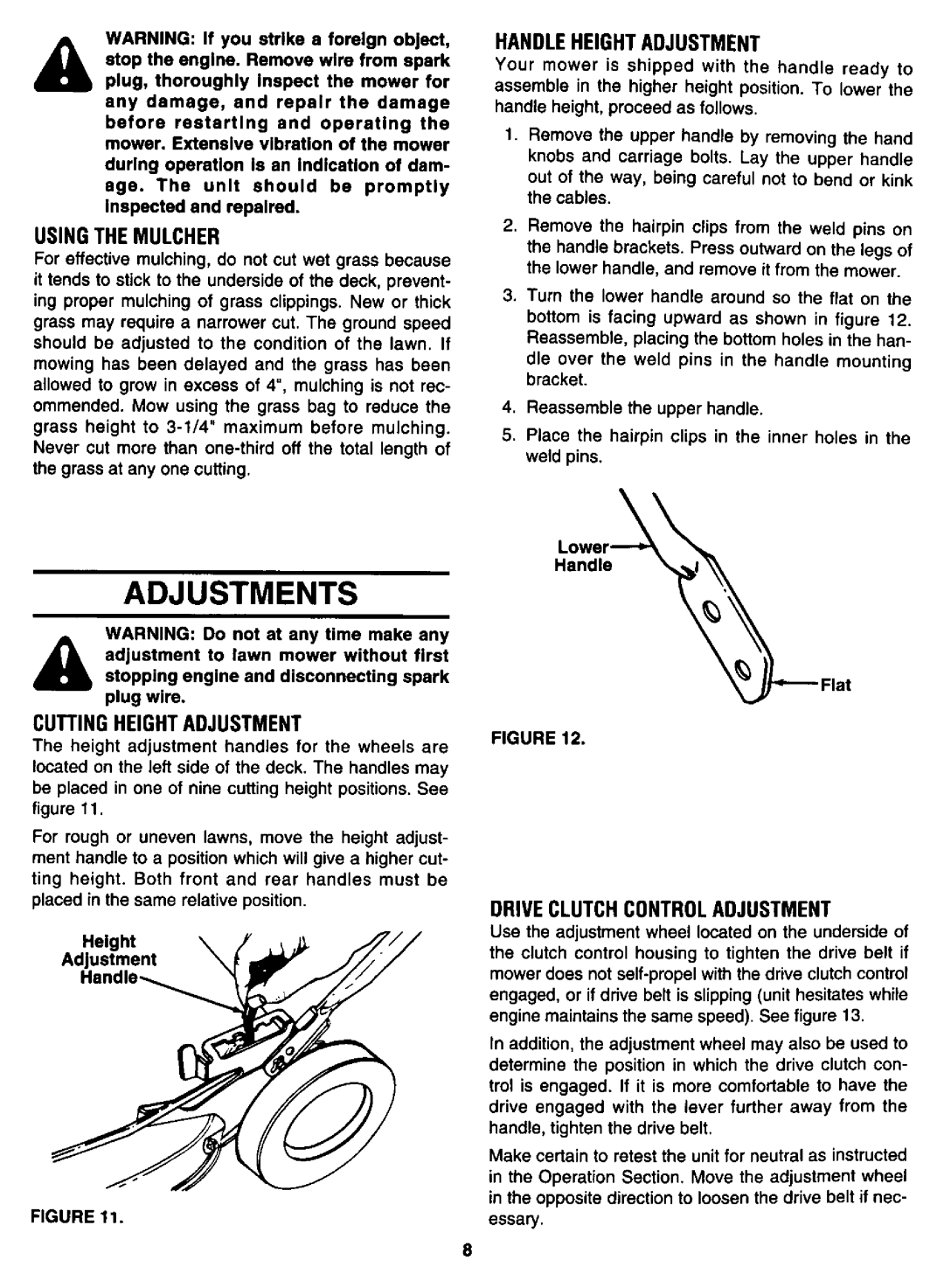 Bolens 123E898E190 manual 