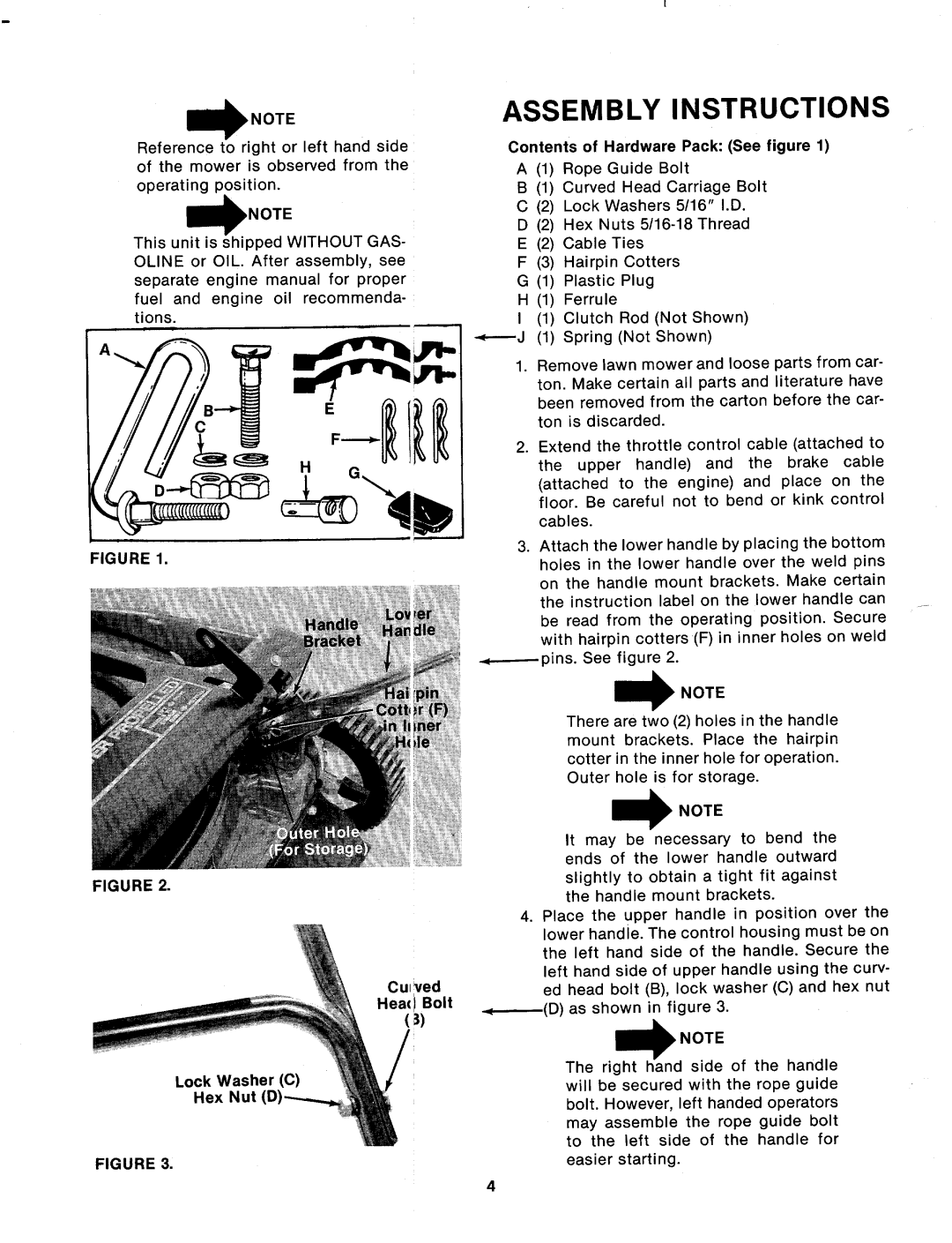 Bolens 124-280-000, 124-282-000 manual 