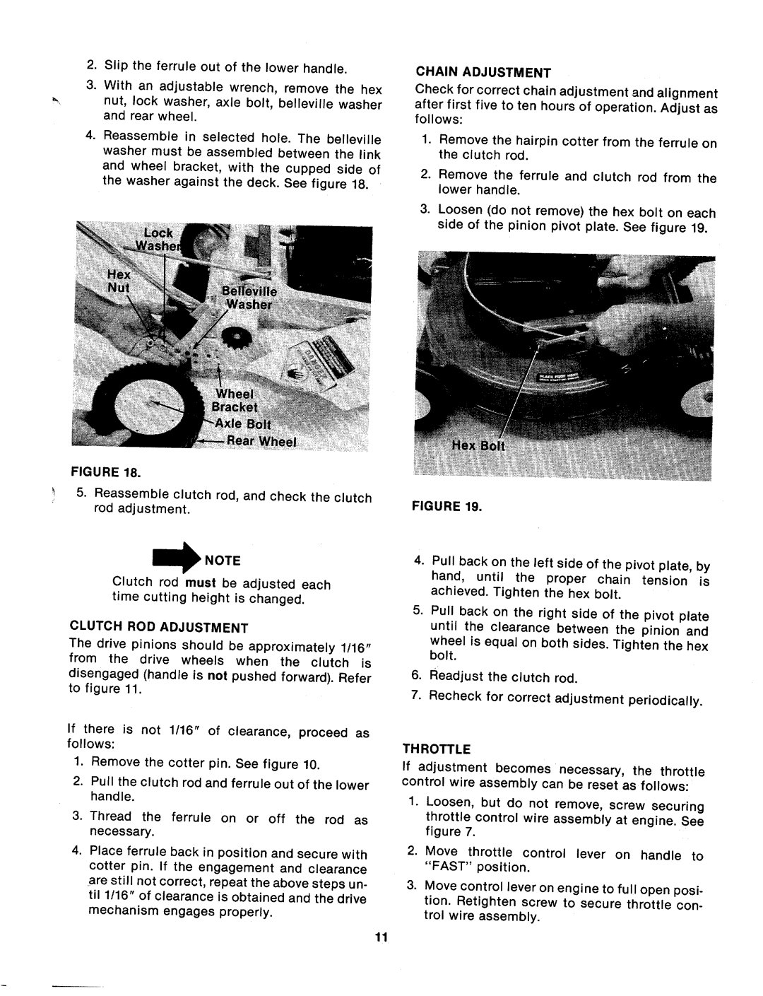 Bolens 124-280-000, 124-282-000 manual 