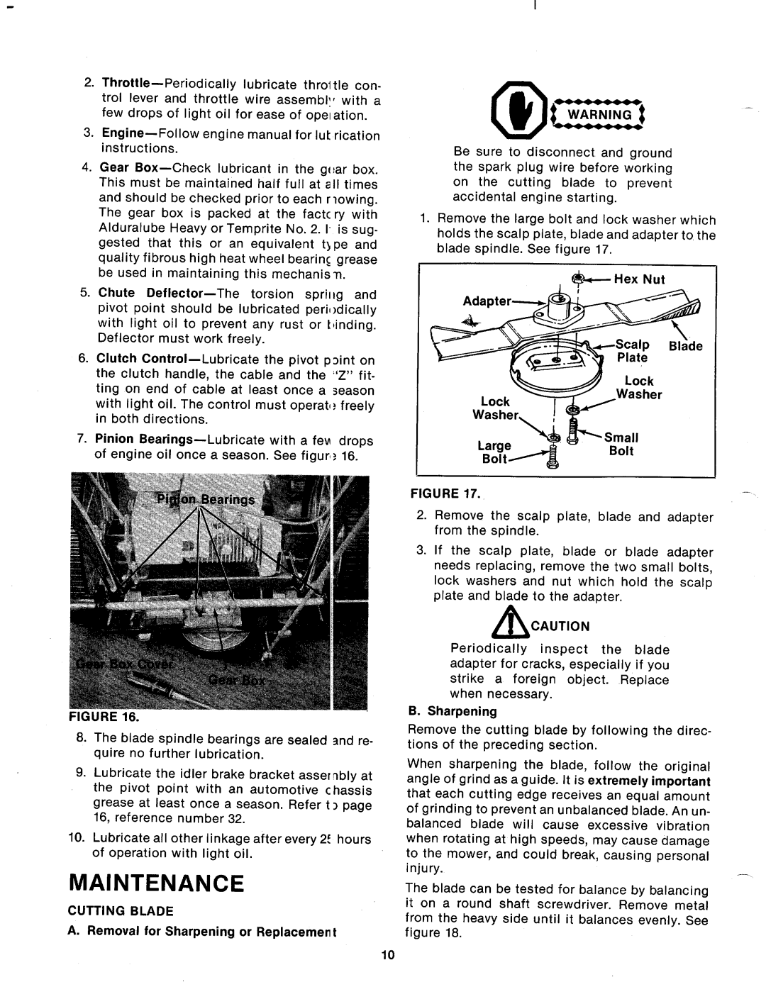 Bolens 124-553-000 manual 