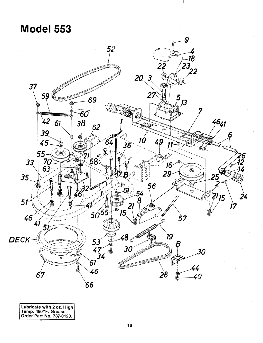 Bolens 124-553-000 manual 