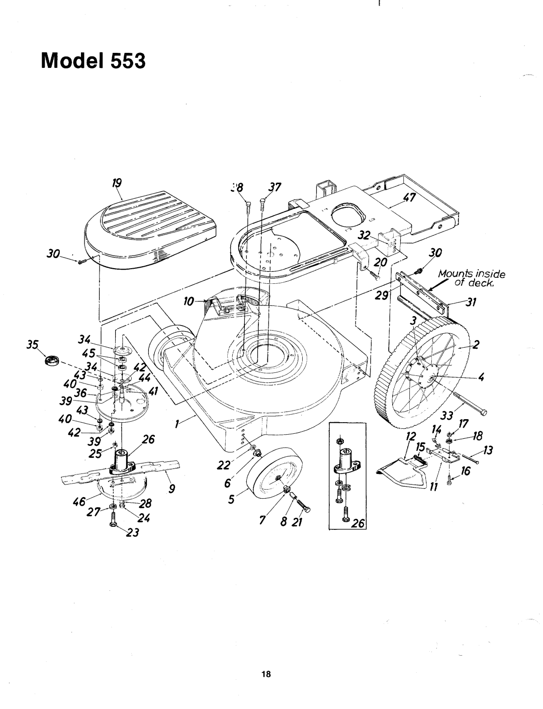 Bolens 124-553-000 manual 