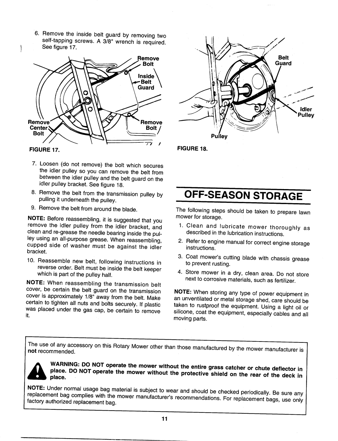 Bolens 114-808L401, 124-848L401 manual 