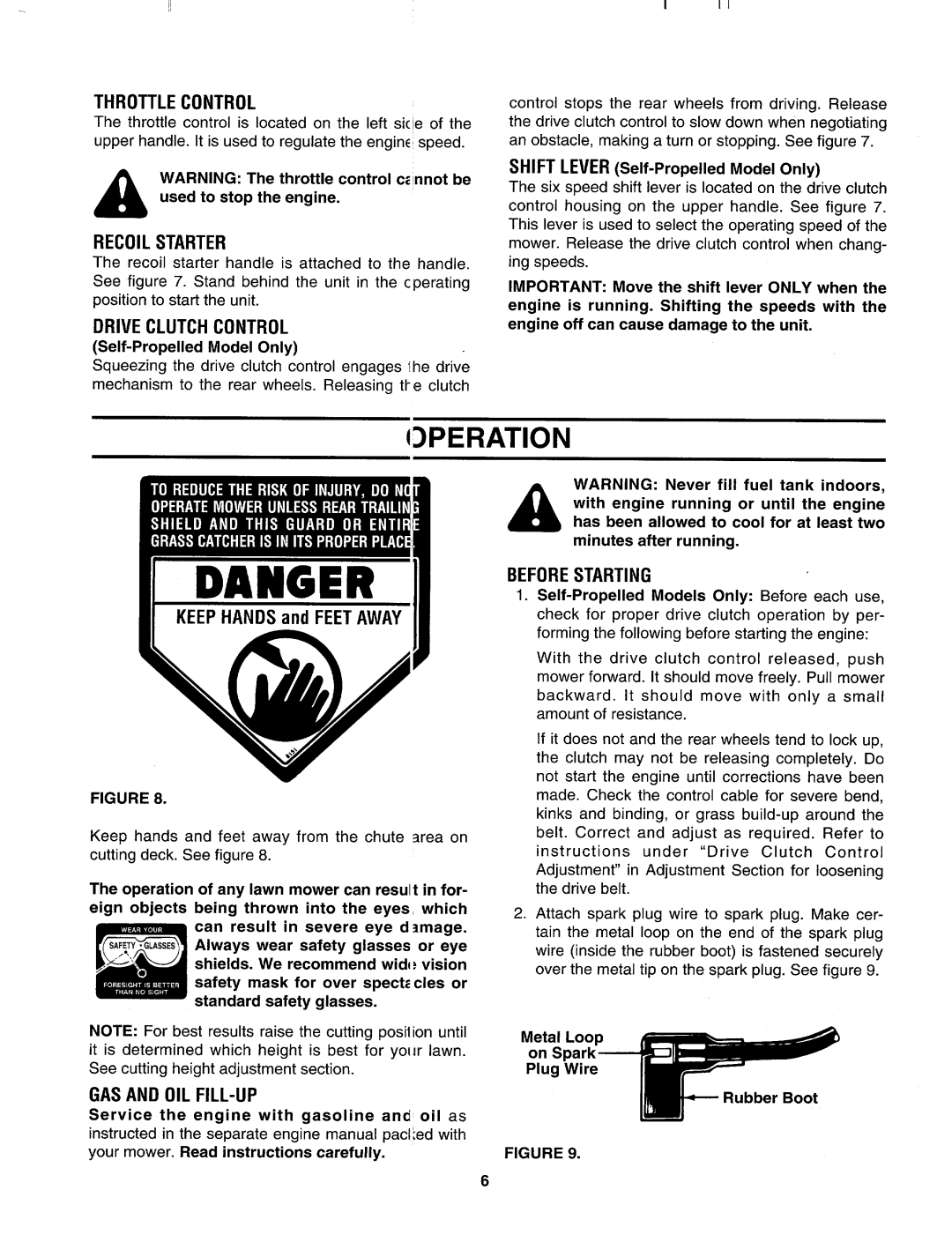 Bolens 124-848L401, 114-808L401 manual 