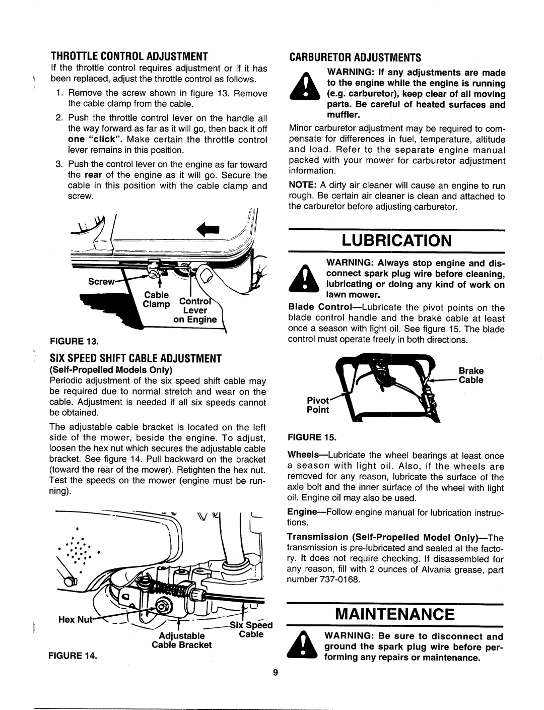 Bolens 114-808L401, 124-848L401 manual 