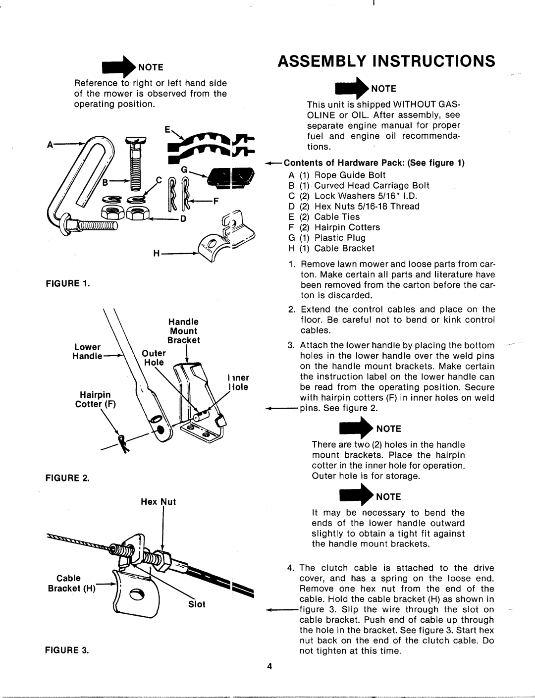 Bolens 125-222-000 manual 