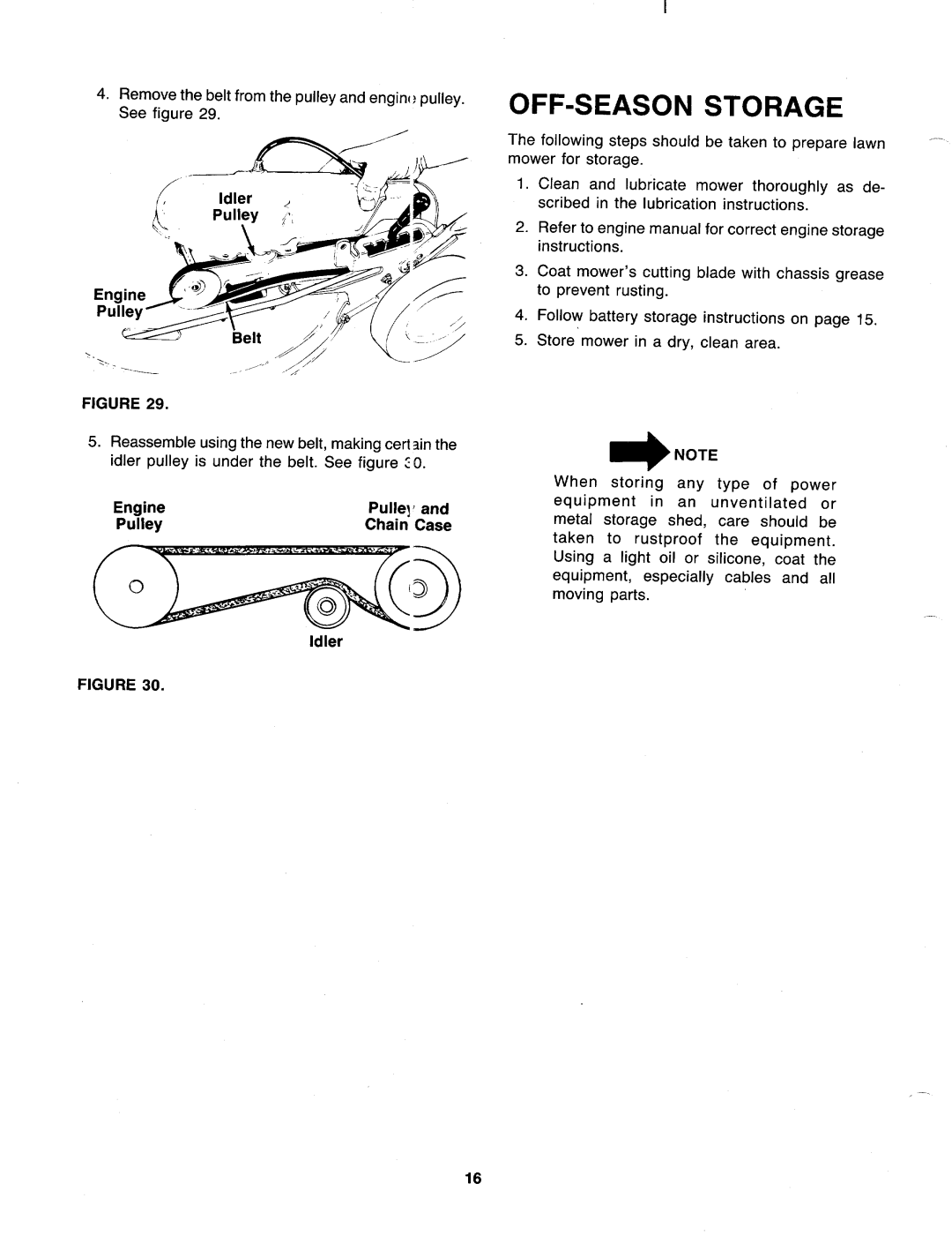 Bolens 126-216-000 manual 