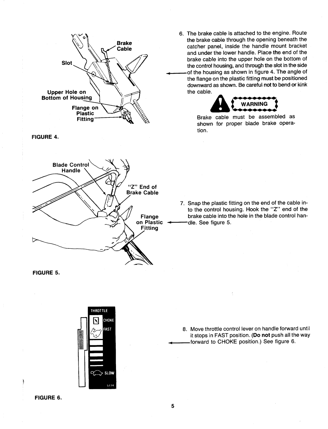 Bolens 126-216-000 manual 