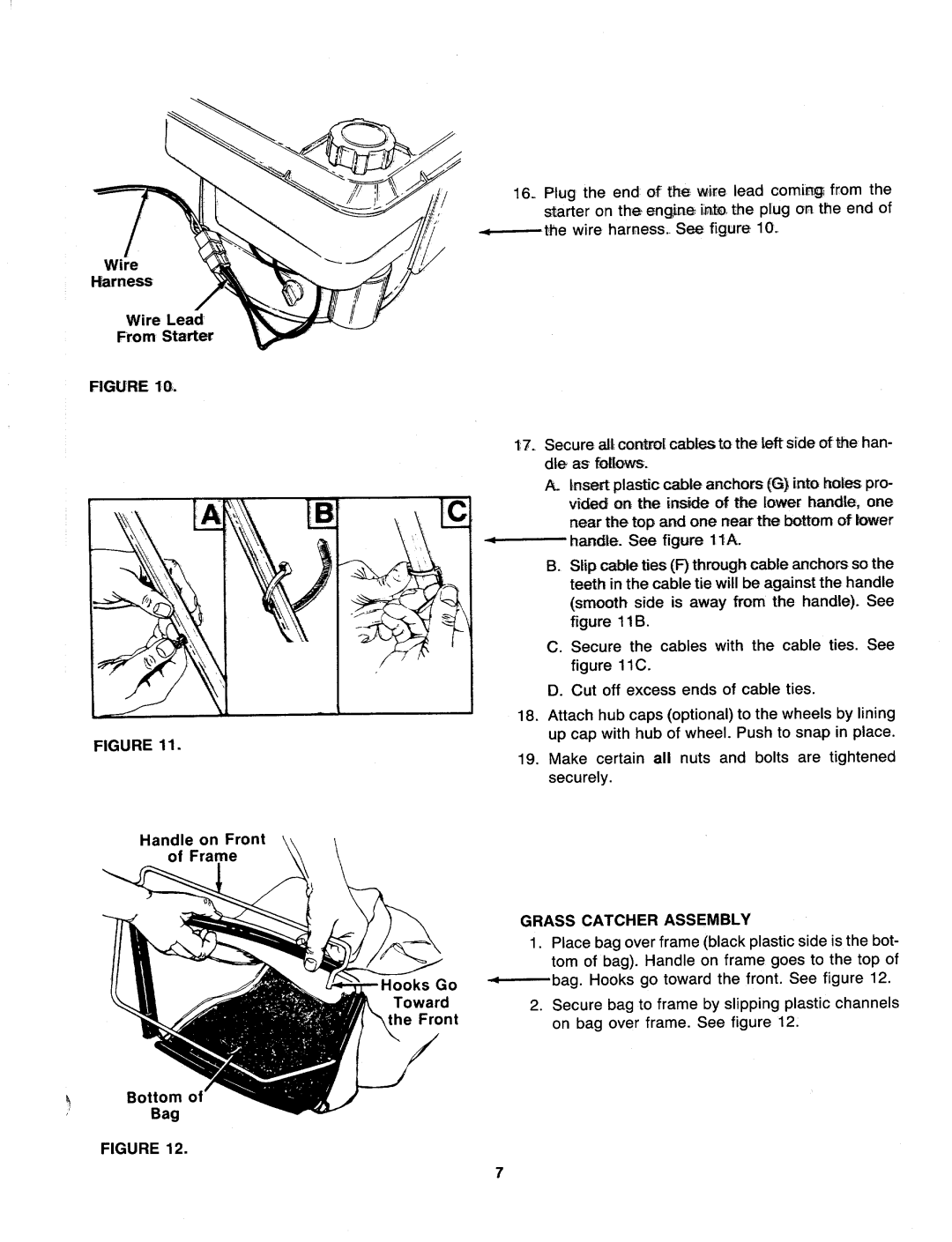 Bolens 126-216-000 manual 