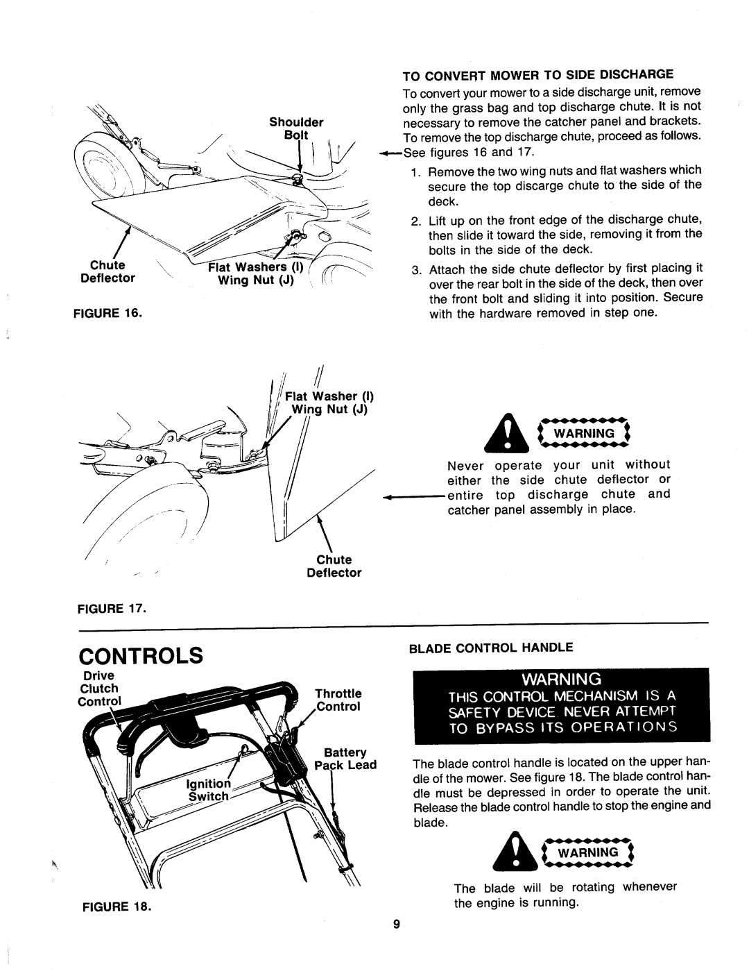 Bolens 126-216-000 manual 