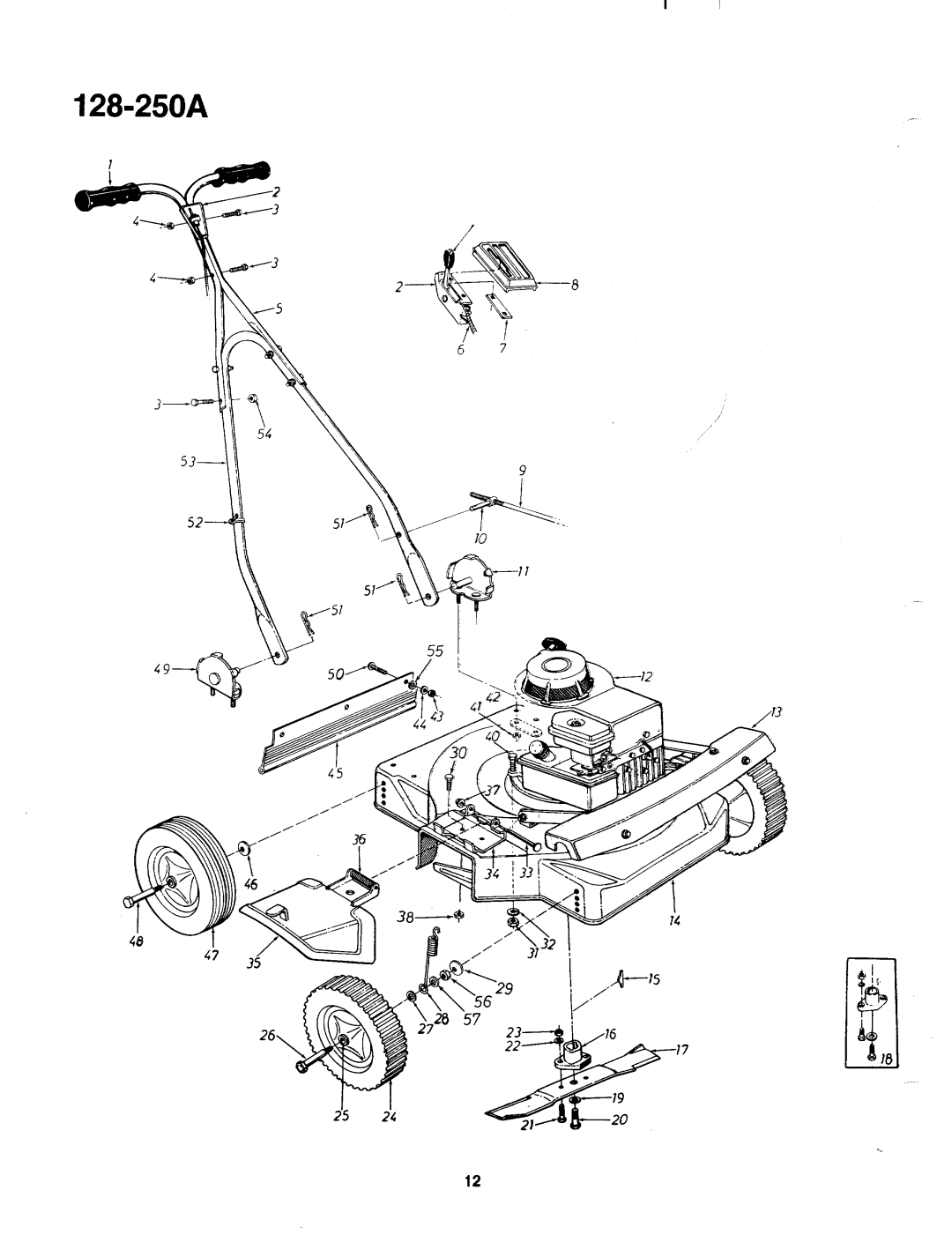 Bolens 128-250A manual 