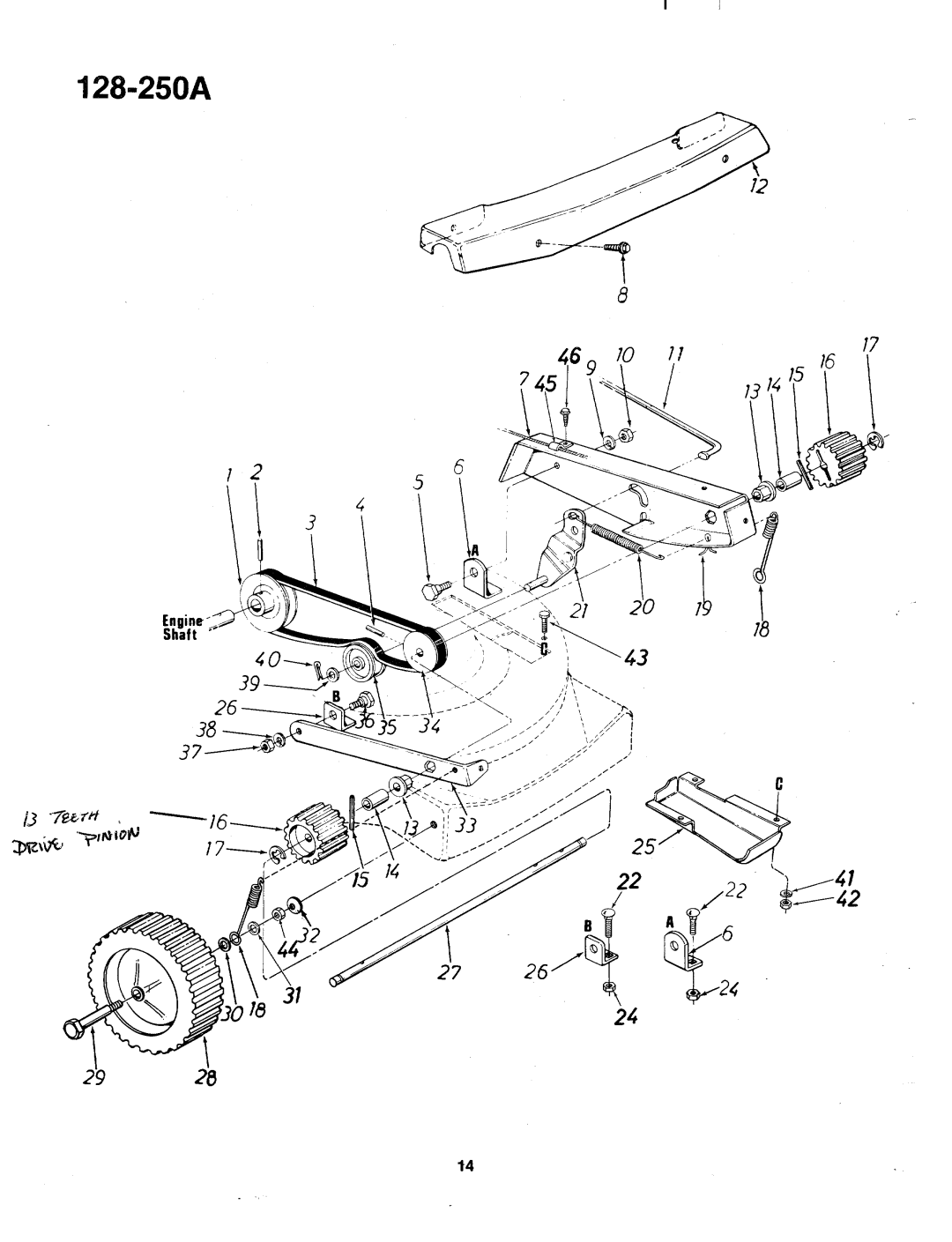 Bolens 128-250A manual 