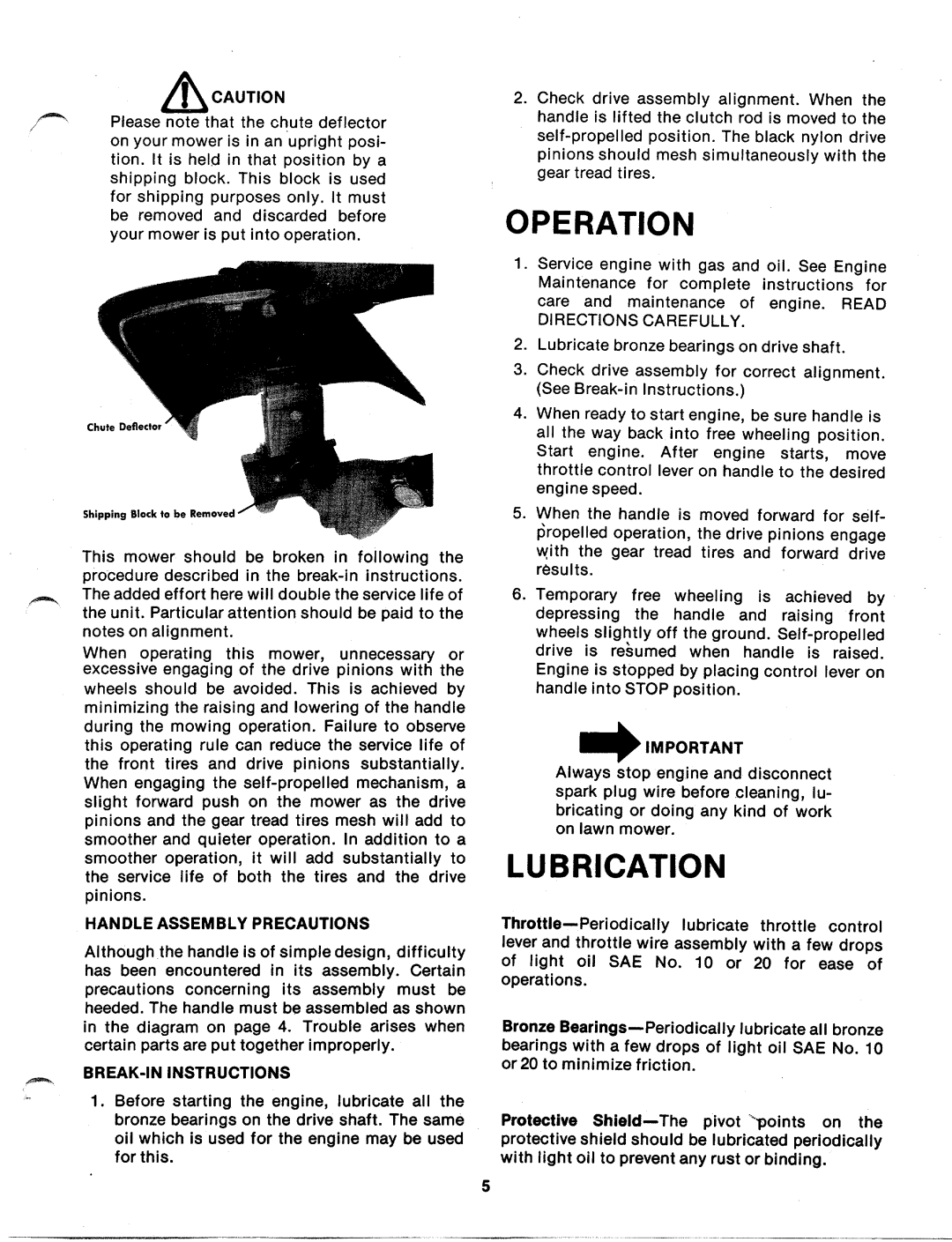 Bolens 129-270A manual 