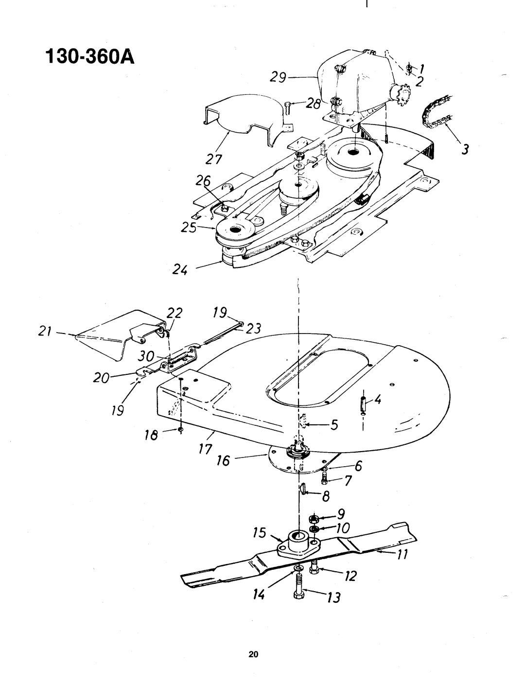 Bolens 130-360A manual 