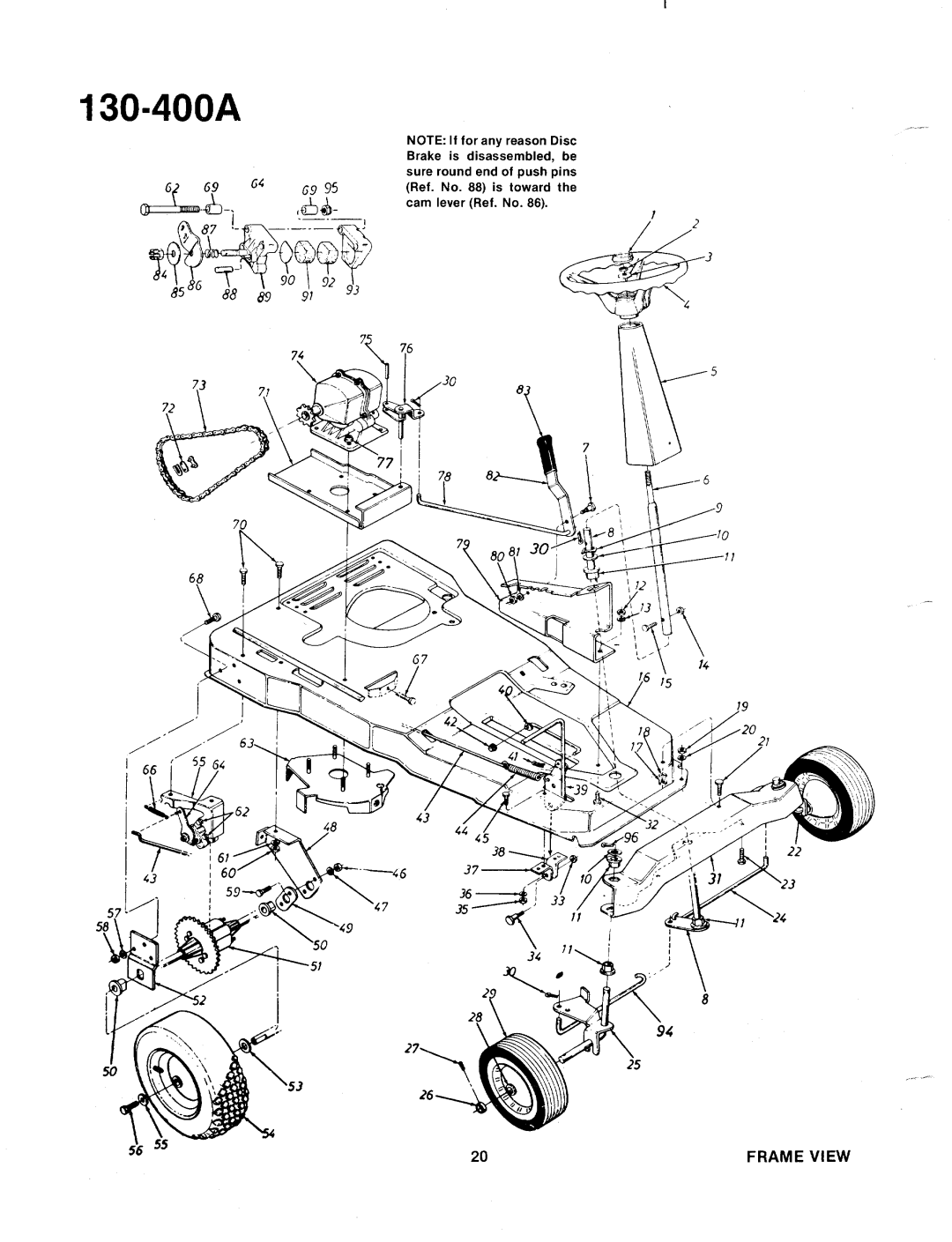 Bolens 130-400A, 130-400-300 manual 