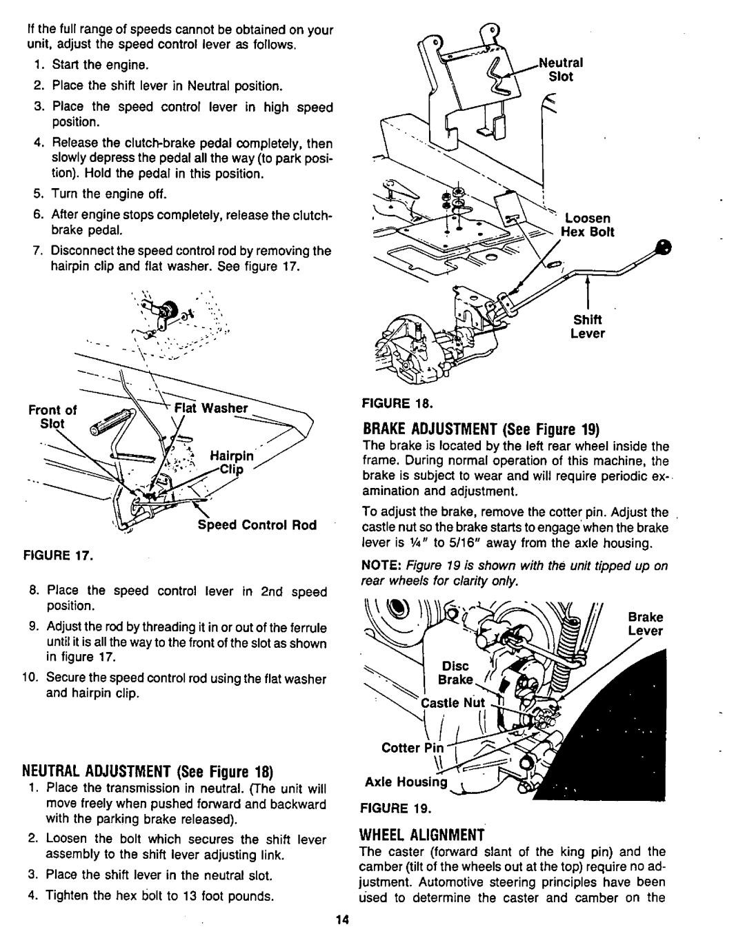 Bolens 130-511C190, 130-521D190 manual 