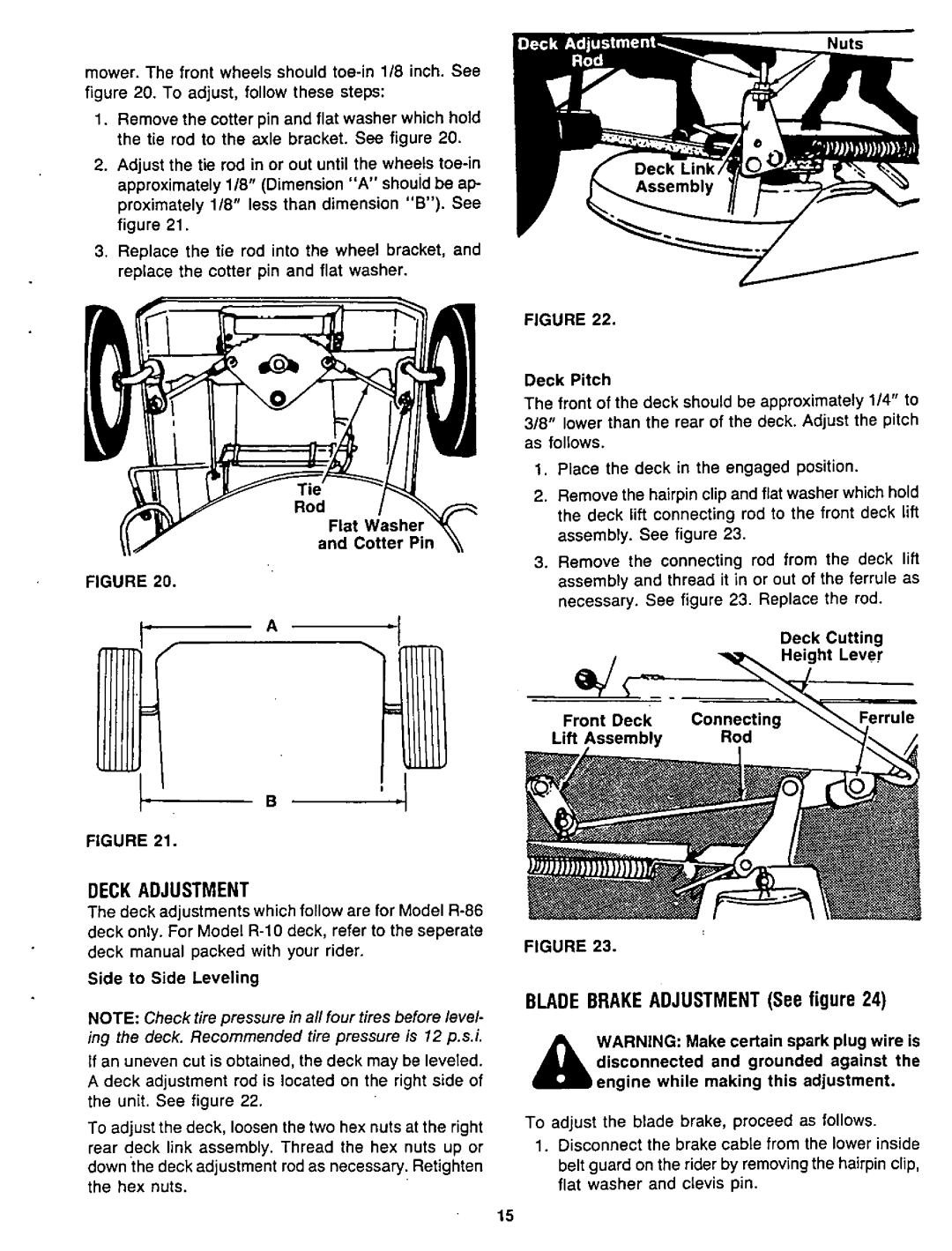 Bolens 130-521D190, 130-511C190 manual 