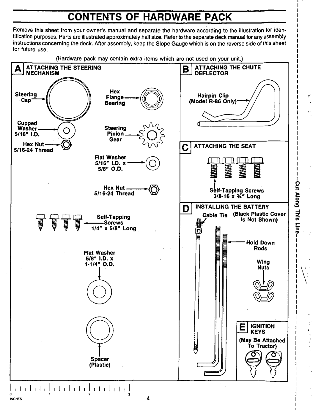 Bolens 130-511C190, 130-521D190 manual 