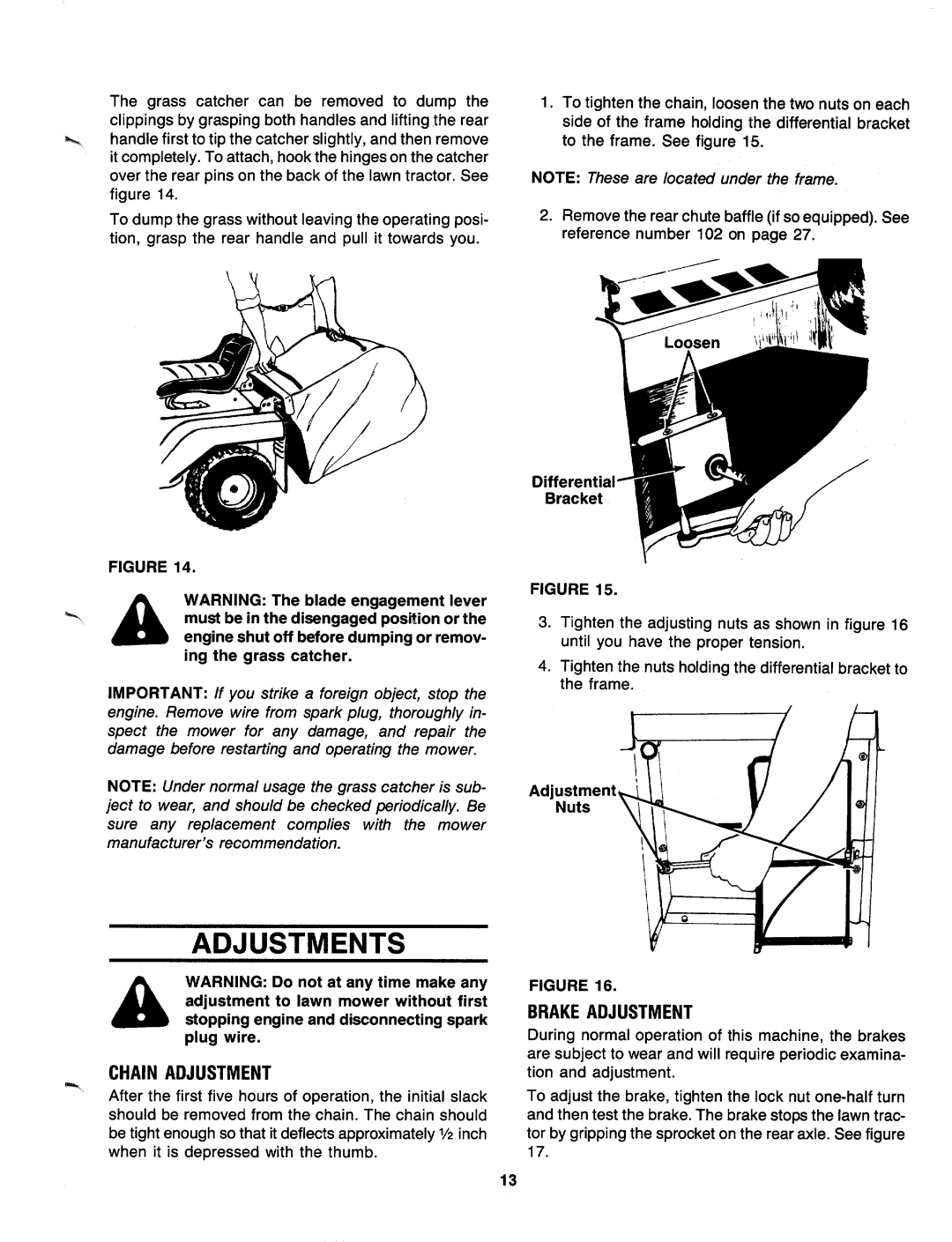 Bolens 130-527-000 manual 