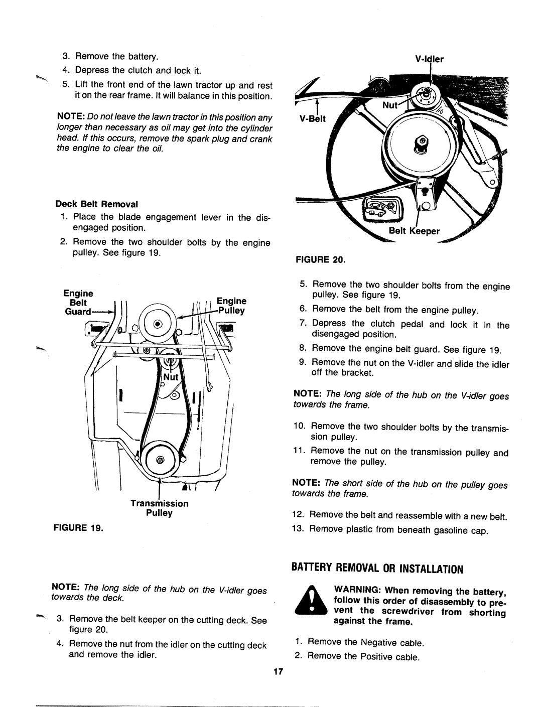 Bolens 130-527-000 manual 