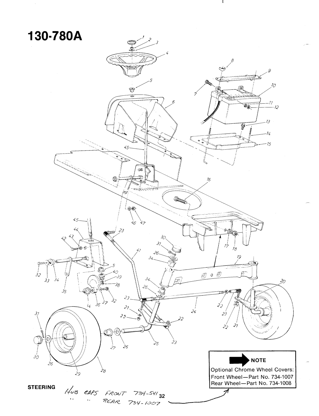 Bolens 130-780A manual 