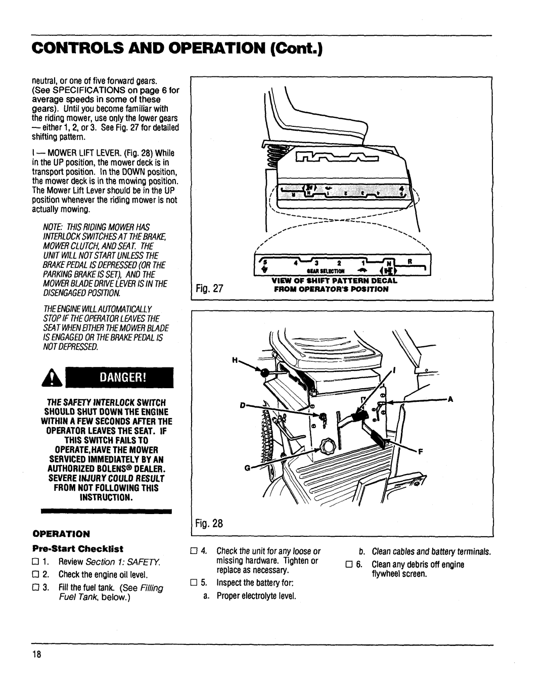 Bolens 13005, 13007, 13006, 13002, 13000, 13004, 13003, 13001, 13057, 13055, 13068, 13067 manual 