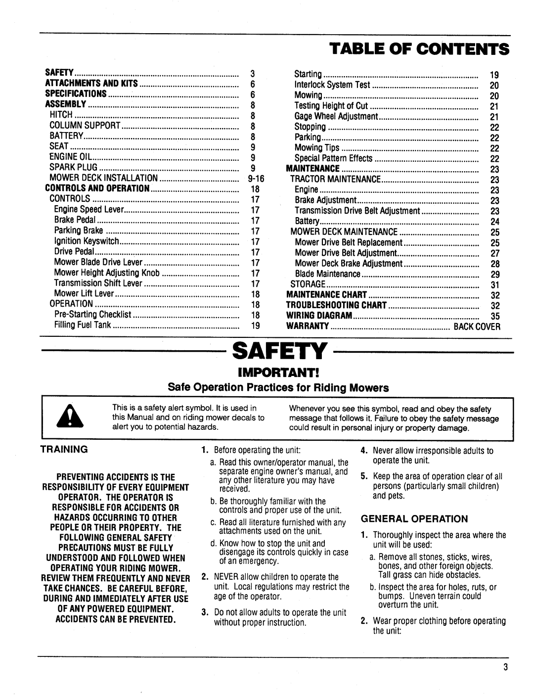 Bolens 13000, 13007, 13006, 13002, 13004, 13003, 13005, 13001, 13057, 13055, 13068, 13067 manual 