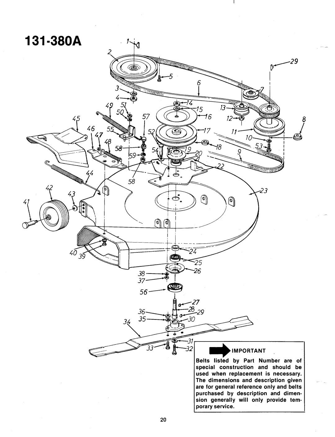 Bolens 131-380A manual 