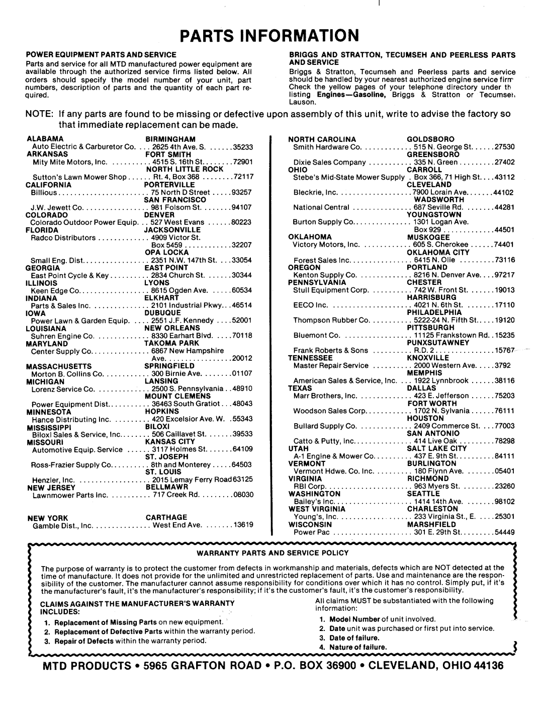 Bolens 131-380A manual 