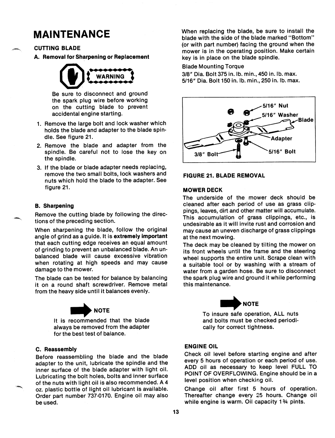 Bolens 131-402A manual 