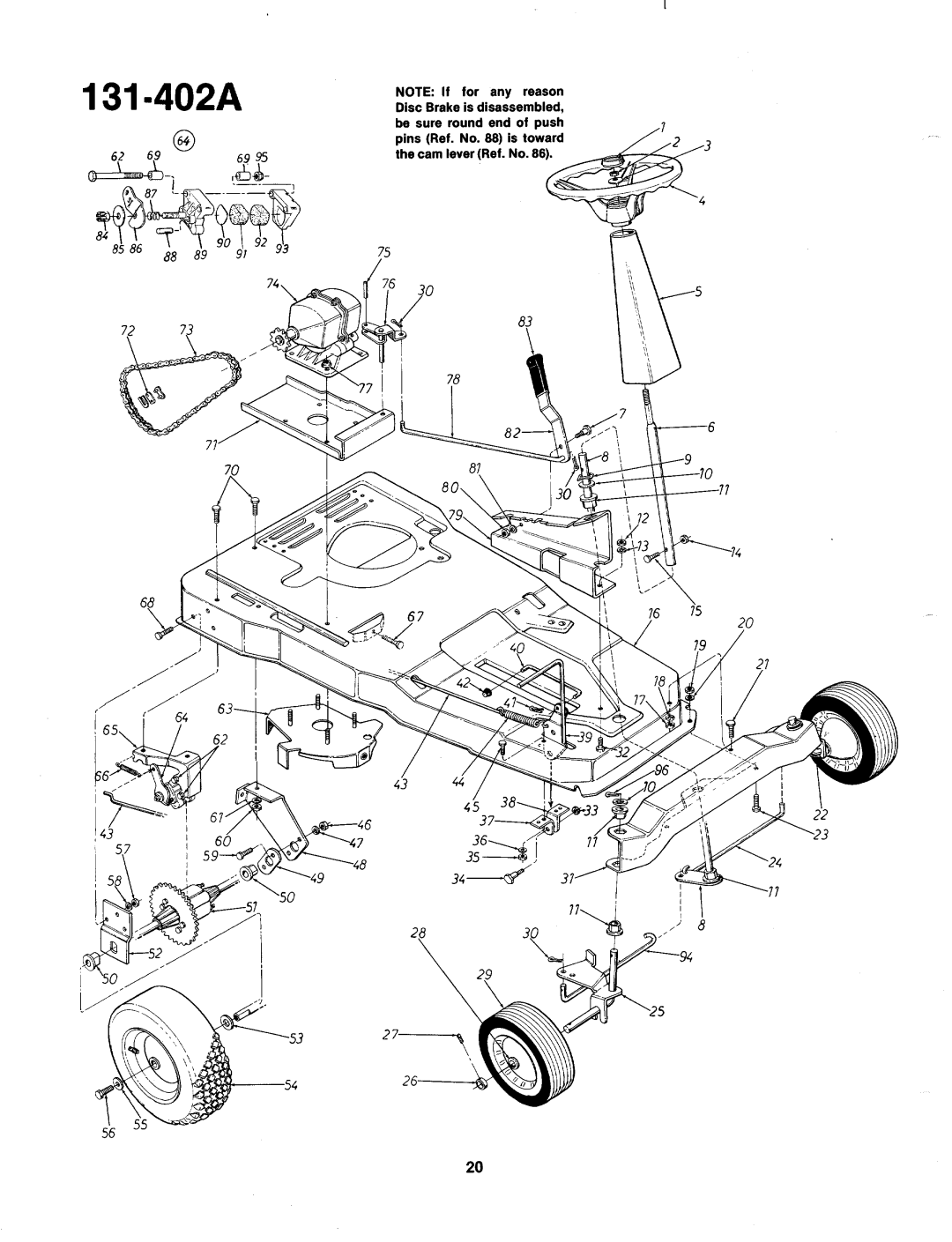 Bolens 131-402A manual 