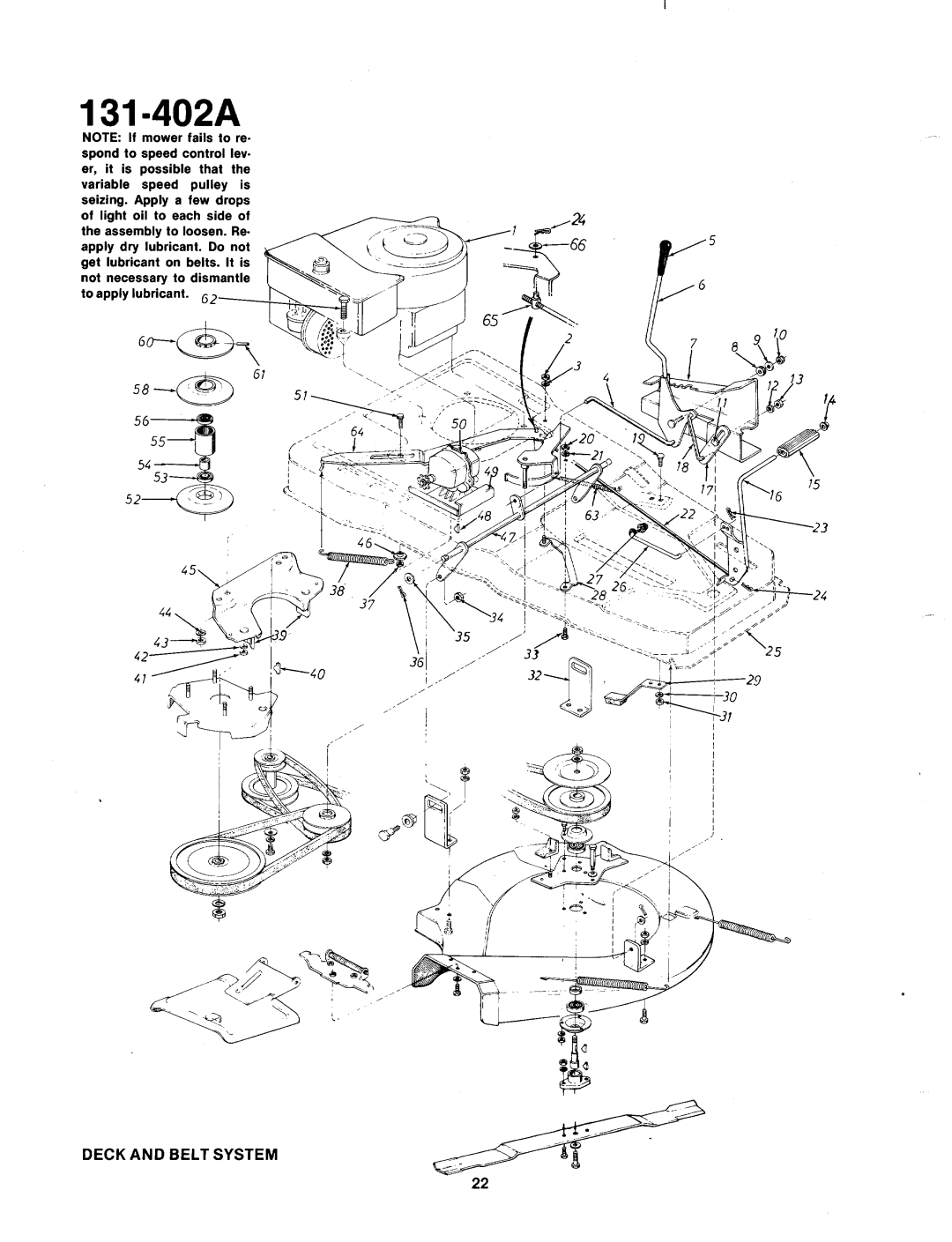 Bolens 131-402A manual 