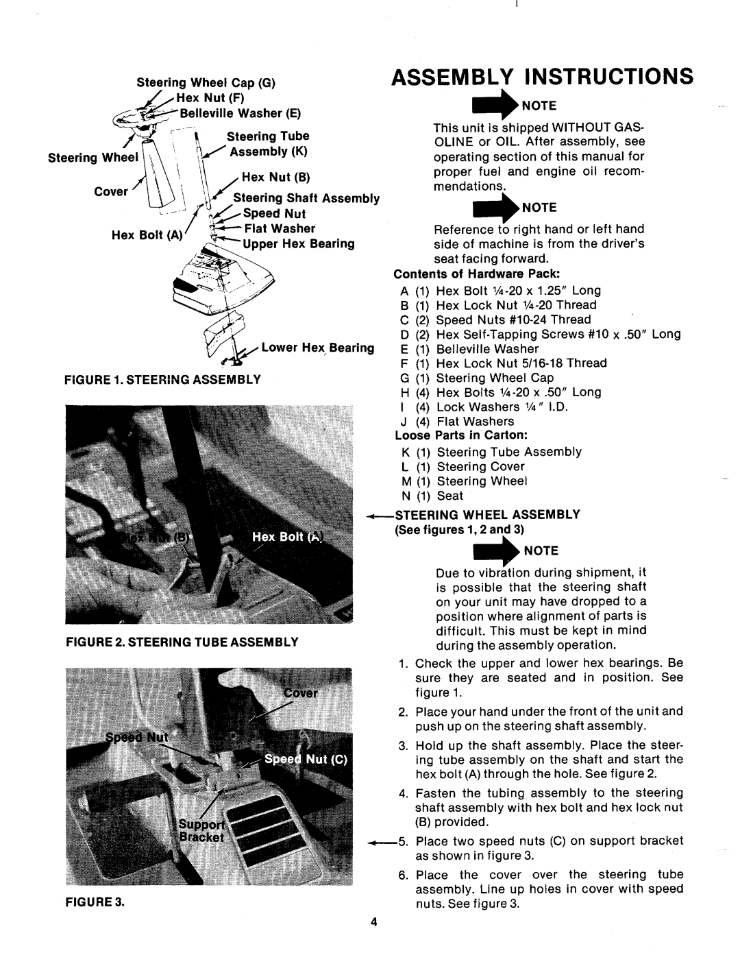 Bolens 131-402A manual 