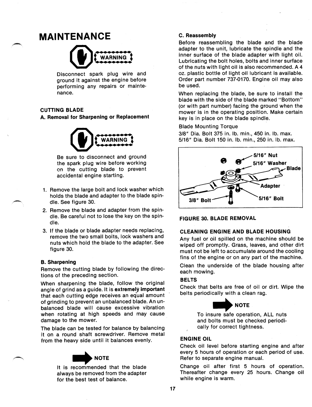 Bolens 131-410A manual 