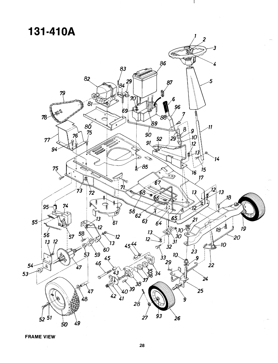 Bolens 131-410A manual 