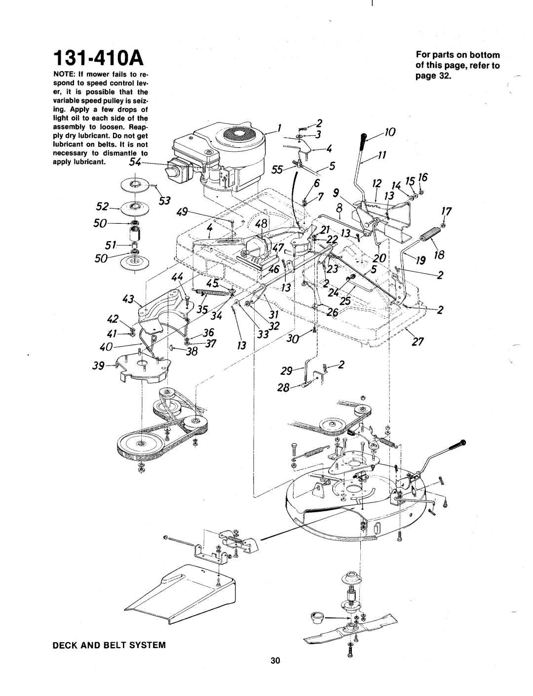 Bolens 131-410A manual 