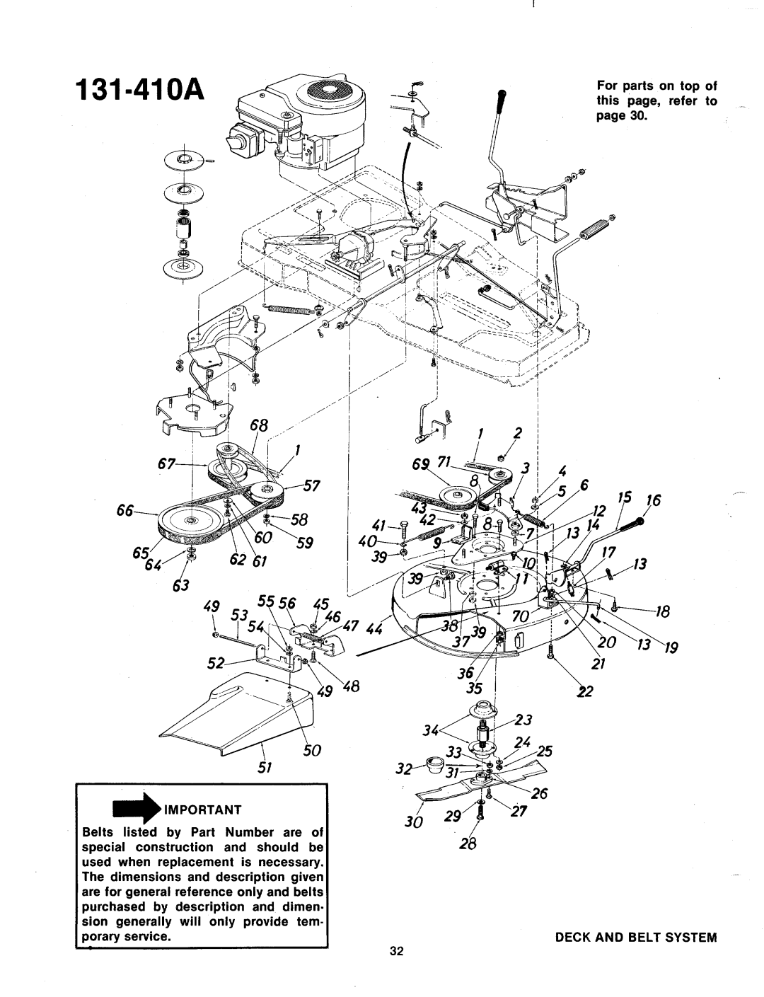 Bolens 131-410A manual 