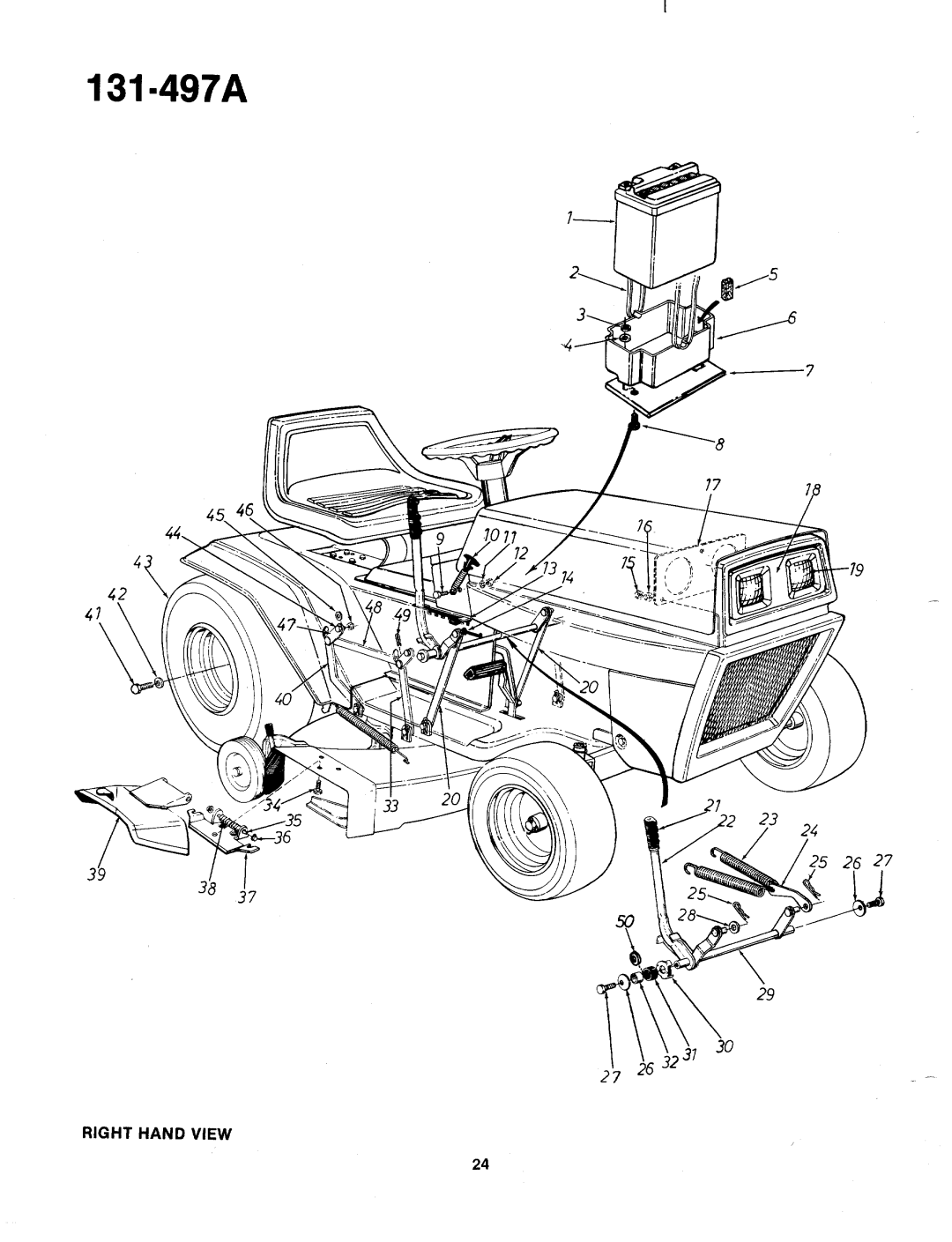 Bolens 131-497A manual 