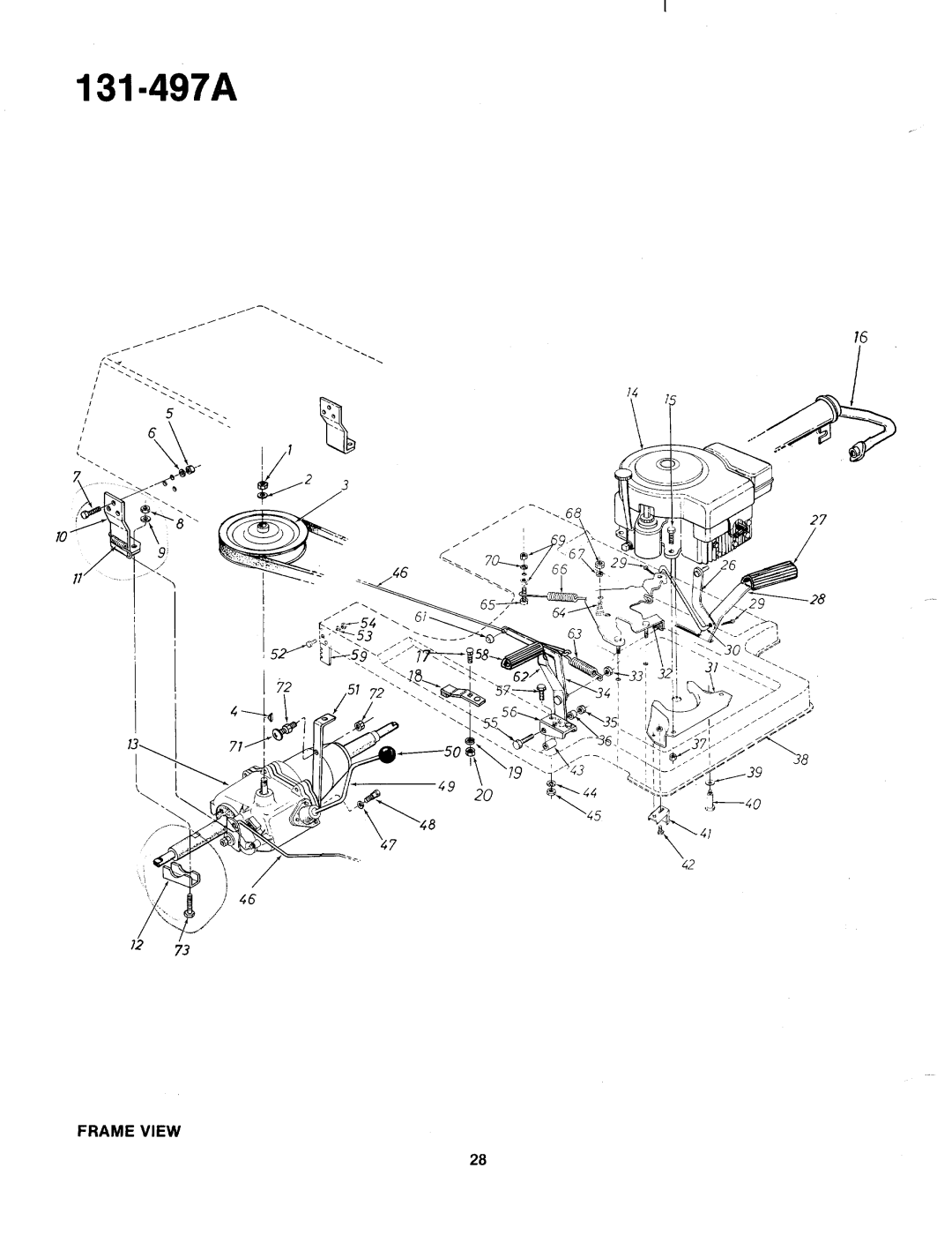 Bolens 131-497A manual 