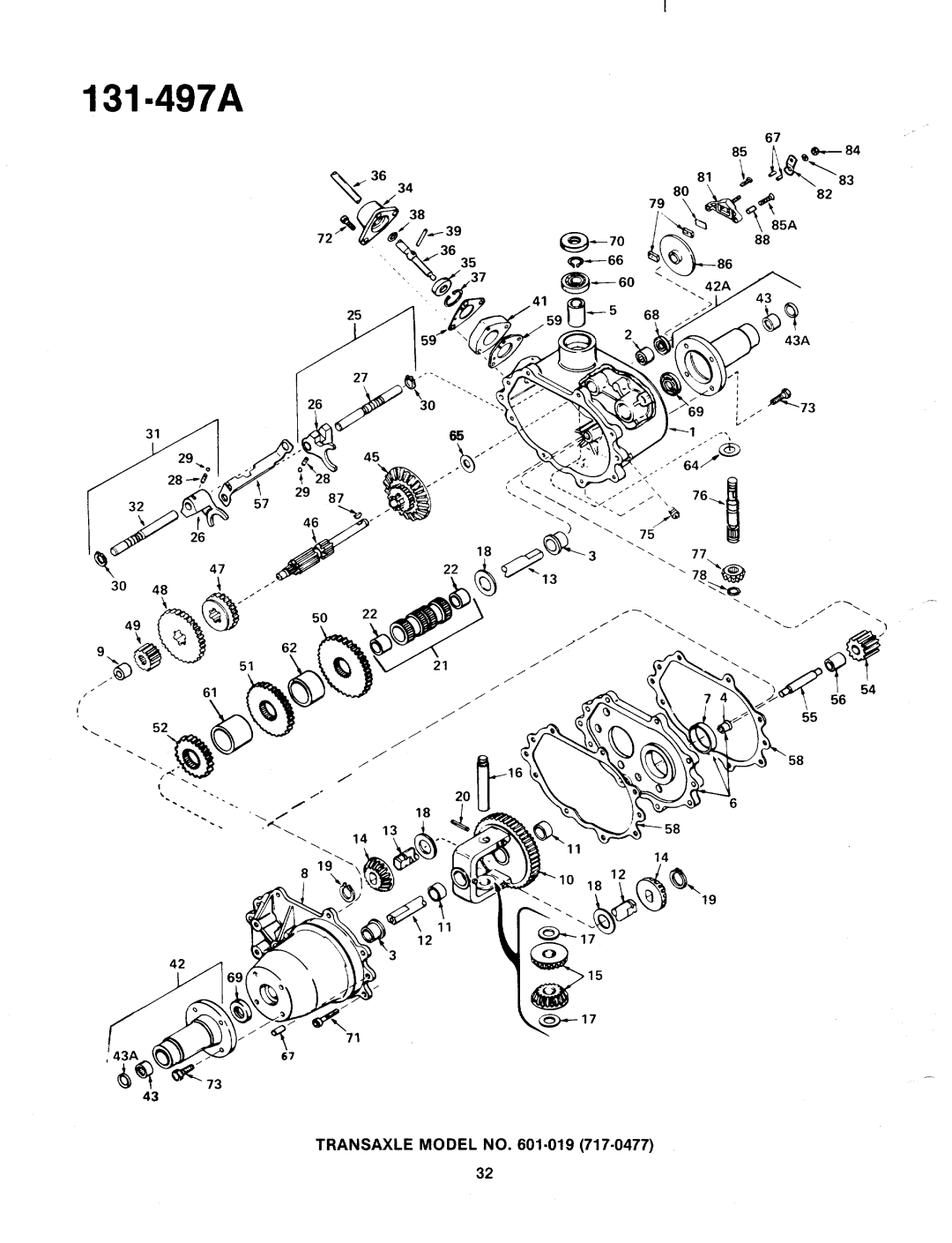 Bolens 131-497A manual 