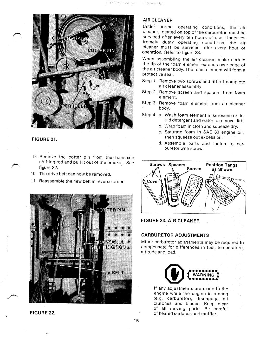 Bolens 131-050A, 131-730A manual 